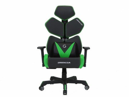 Greencom GUNGNIR PRO Forest Green Gamingstol V2.0 PU Leather X3